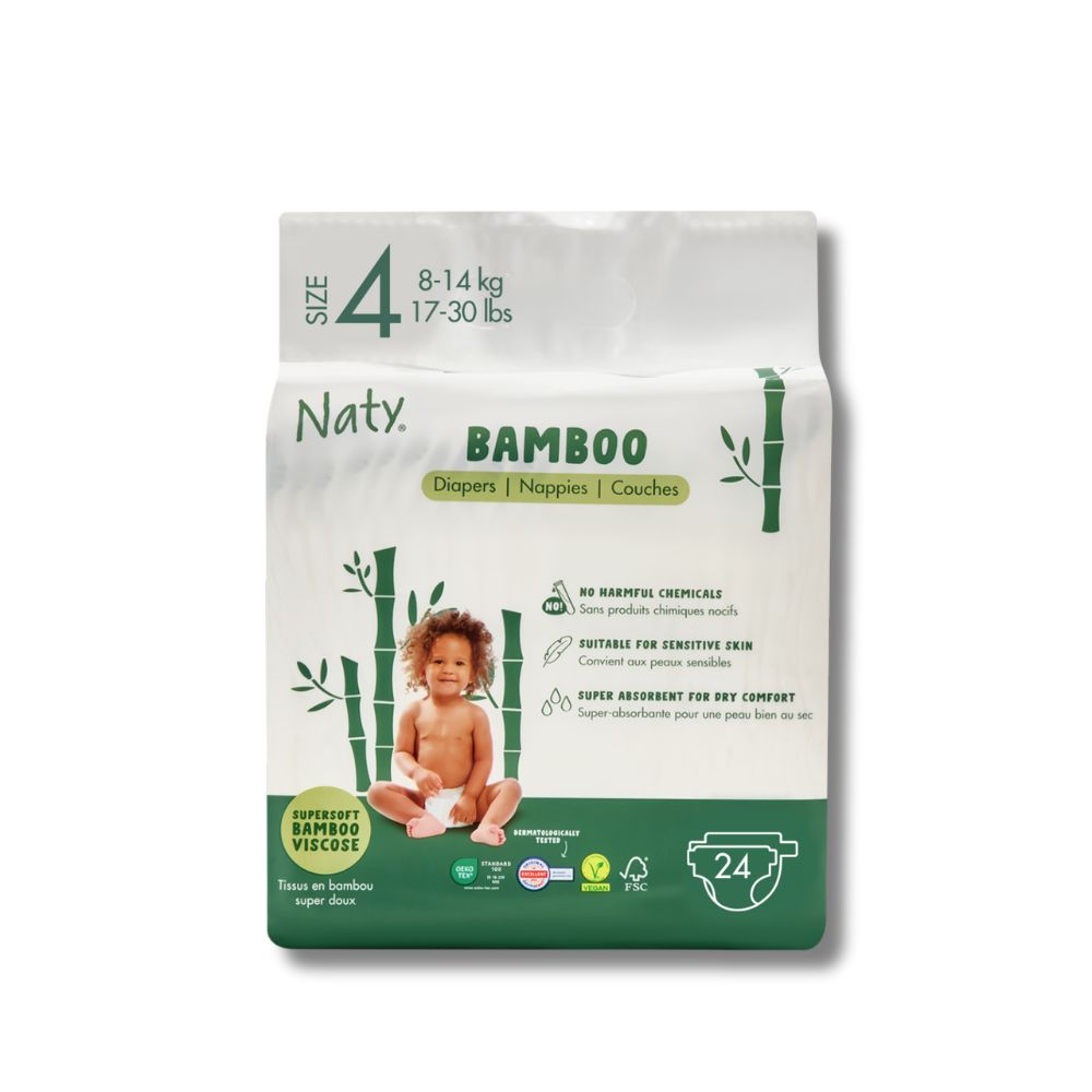 24 x Bambuviskosbl&ouml;jor (Storlek 4), , large, Eco by Naty